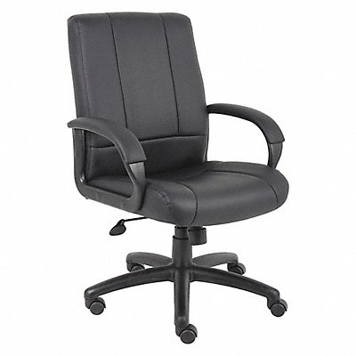 BOSS B7906 Executive Chair Faux Leather Black
