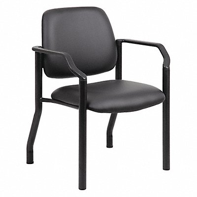 BOSS B9591AMBK Side Chair 275 lb Capacity Black Seat