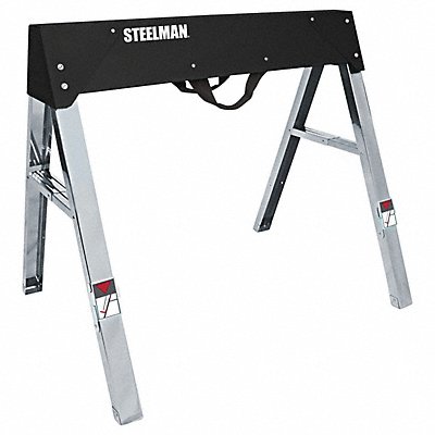 STEELMAN 67102G Sawhorse 35-3/64 in Steel