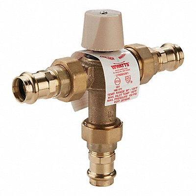 WATTS REGULATOR 1LFMMVM1UTPRESS Mixing Valve 0.5 to 12 gpm 1 Inlet Sz