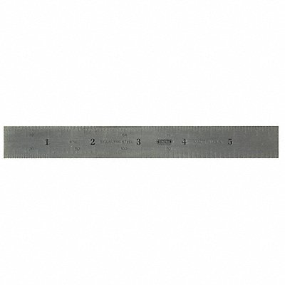 GENERAL TOOLS 678MED Steel Rule 6 L Rigid Metric