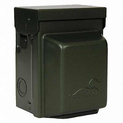 GE U010S010GRP Unmtr Pwr Outlet Gng 20A Stl 5-20R2