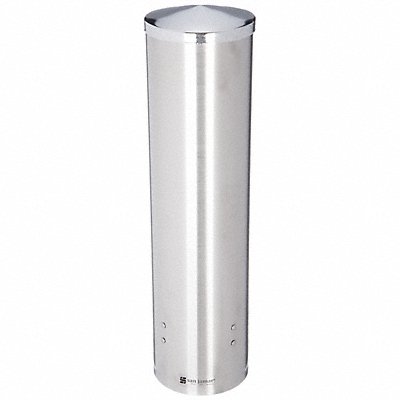 GRAINGER C3450SSGR Cup Dispenser 17in H Silver