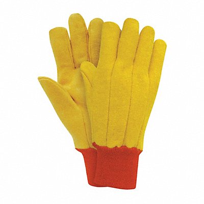 CONDOR 6AF65 Canvas Gloves Yellow/Red L