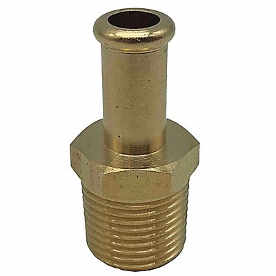 SPEEDAIRE 6AFJ8 Beaded Fitting Brass 3/8 NPTx3/8 Barb