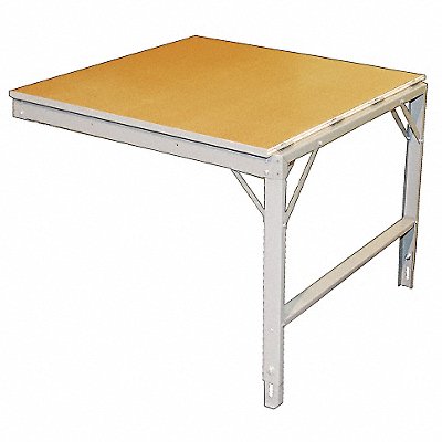 PHILLOCRAFT 78ADDON Adj Work Table Add-On Prtclbrd 78 W 48 D