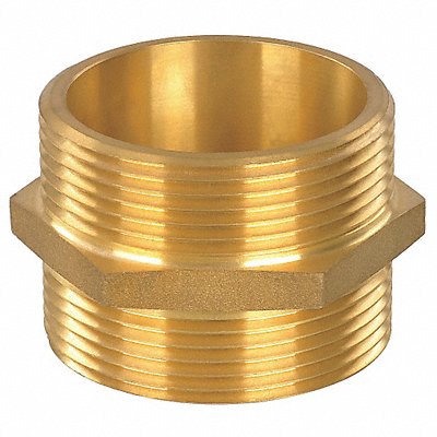 GRAINGER 6AKD0 Fire Hose Adaptor Straight NPTxNST