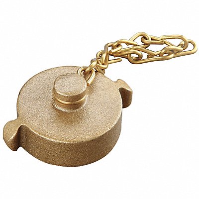 GRAINGER 6AKE0 Hydrant Cap Female Brass NPSH