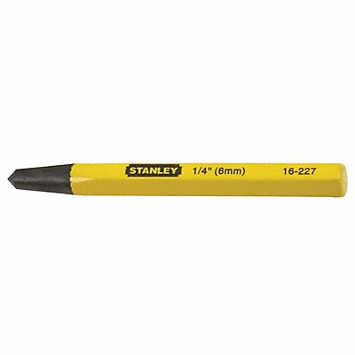 STANLEY 16227 Centre Punch 1/4 x 4 In Yellow