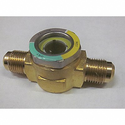 GRAINGER 6AWT5 Sight Glass 1/4Mx1/4M Flare