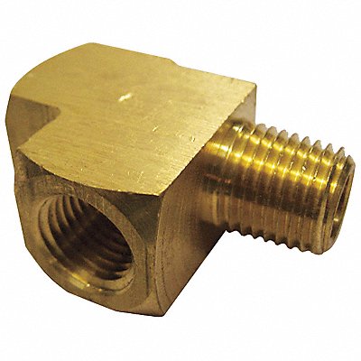 GRAINGER 6AYW2 Extruded Street Tee Brass 3/8 in 10 PK