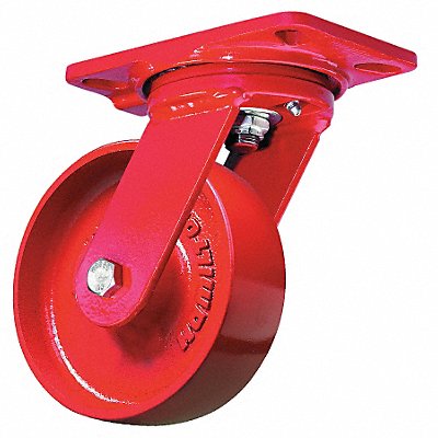 HAMILTON SHS6MB4SLFB Standard Plate Castor Swivel 1400 lb.
