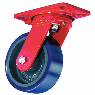 HAMILTON SHS6SPB4SLFB Standard Plate Castor Swivel 960 lb.
