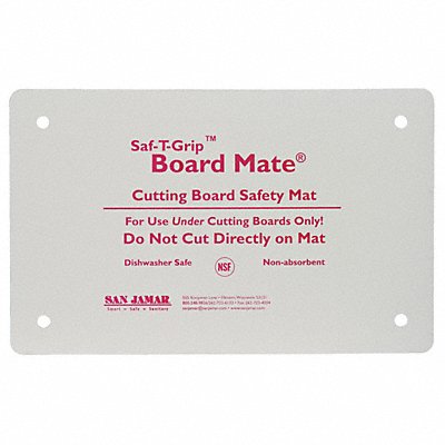 SAN JAMAR CBM1622 Cutting Board Mat 16x22 in White