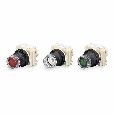 SCHNEIDER ELECTRIC 9001SK1L38 H4484 Flush Push Button Incandescent 30mm