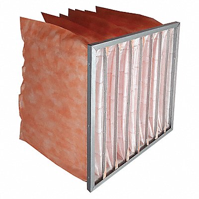 GRAINGER 6B634 Pocket Air Filter 24x24x22 MERV 11