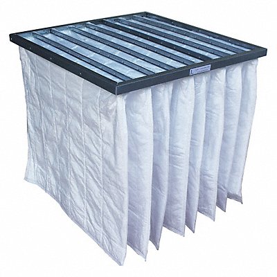 GRAINGER 6B679 Pocket Air Filter 24x12x14 MERV 8