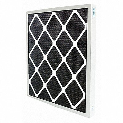 GRAINGER 6B884 Odor Removal Pleated Air Filter 20x20x4