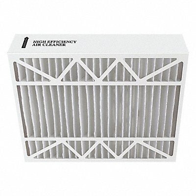 GRAINGER 36PT04 Furn Air Clean Filt MERV 8 20x25x5 2PK