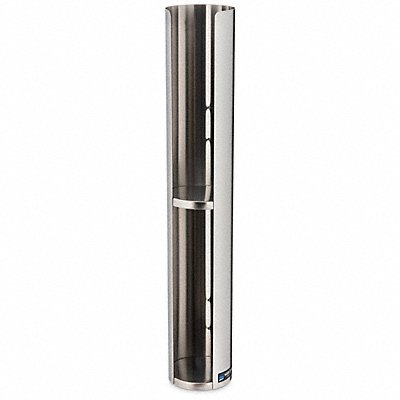 GRAINGER L3402GR Lid Dispenser 24in H Silver