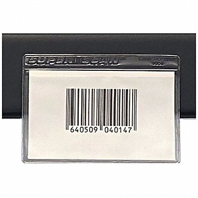 SUPERSCAN APXT35M Label Holder Clear Matte Slide-In PK50