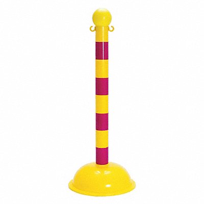 GRAINGER 999304 Heavy Duty Stanchion 41 in H PK4