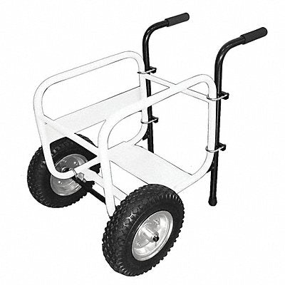 GRAINGER 6CGH7 Wheel Kit Steel Frame Rubber Tyre