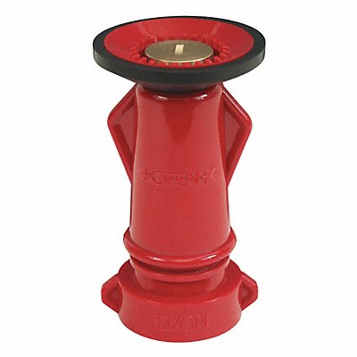 DIXON VALVE COUPLING PFNB150S Fire Hose Nozzle 1-1/2 in Red