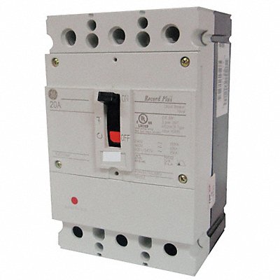 GE FBN36TE020R Circuit Breaker 20A 3P 347/600VAC FBN