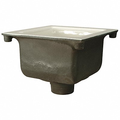 ZURN FD2375NH3 Floor Sink 12 in W Square White