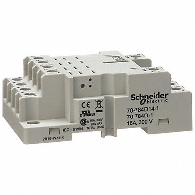 SCHNEIDER 70784D141 Relay Socket Square 14 Pins 16 A
