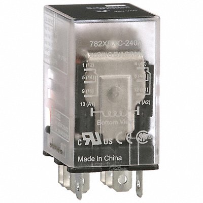 SCHNEIDER 782XBXC240A H8016 General Purpose Relay 240VAC DPDT 8Pins