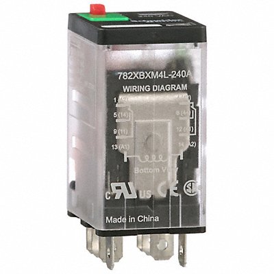 SCHNEIDER 782XBXM4L240A H8013 General Purpose Relay 240VAC DPDT 8Pins
