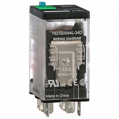 SCHNEIDER 782XBXM4L24D H8013 General Purpose Relay 24VDC DPDT 8Pins
