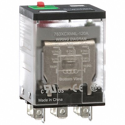 SCHNEIDER 783XCXM4L120A H8027 General Purpose Relay 120VAC 3PDT 11Pin