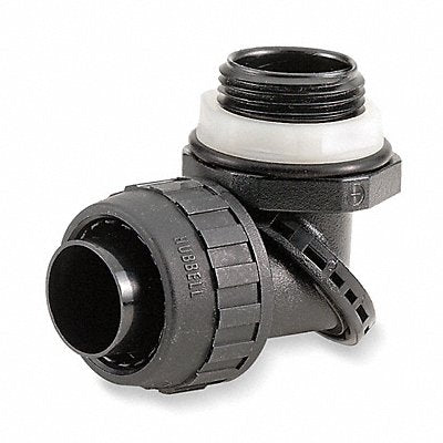 HUBBELL WIRING DEVICE-KELLEMS PS0389NBK Conduit Fitting Nylon Trade Size 3/8in