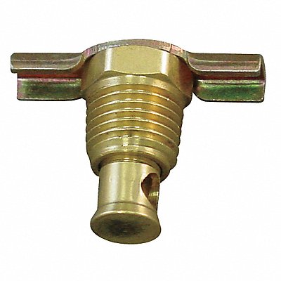 WEATHERHEAD 6D911 Drain Cock Brass MNPT 3/8 In