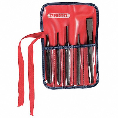 PROTO J3S2 Punch and Chisel Set 5 Pieces Steel