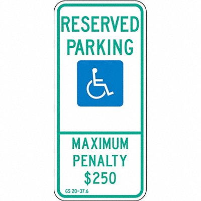 LYLE HCNC0112HA ADA Handicapped Parking Sign 26 x 12