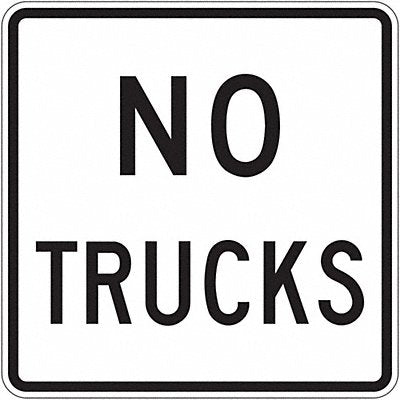 LYLE R52A24DA No Trucks Traffic Sign 24 x 24