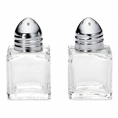 TABLECRAFT PRODUCTS COMPANY 30SP Salt and Pepper Shaker 2 in H Glass PK24