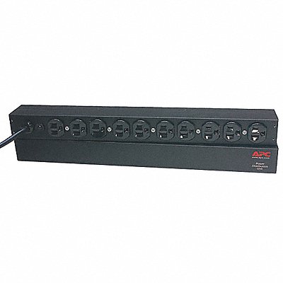 APC BY SCHNEIDER ELECTRIC AP9562 PDU 15A 10 Outlet 12 ft Black