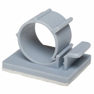 GRAINGER 6EEF6 Cable Clip Locking Grey PK25