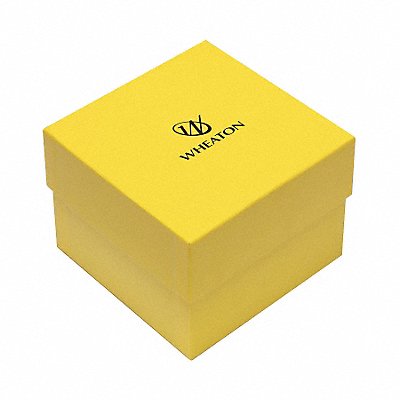 WHEATON W651601XL CryoFile XL Cryogenic Box Yellow PK15