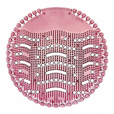 TOUGH GUY 6EPA2 Urinal Screen Round Pink 52 g PK10