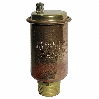 BELL GOSSETT 87 Air Vent Brass 240F 150 psi Water