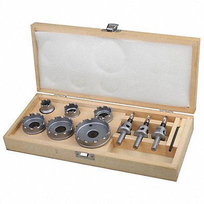 WESTWARD 6EXN7 Hole Cutter Kit Carbide