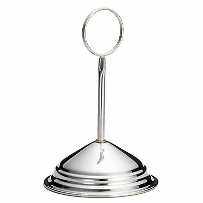 TABLECRAFT PRODUCTS COMPANY 1306 Card Holder 3 3/4 in W Silver