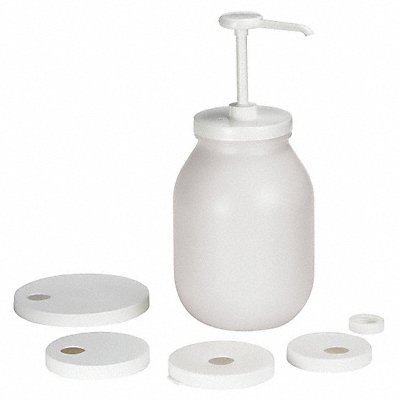 TABLECRAFT PRODUCTS COMPANY 662K Pump and Lid Kit 15 1/4 in H Plastic