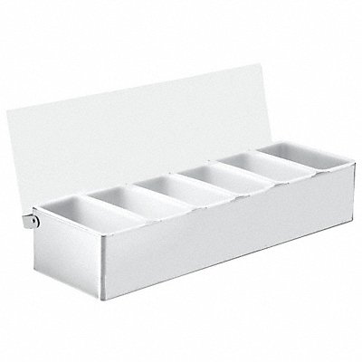 TABLECRAFT PRODUCTS COMPANY 1606 Condiment Holder 3 5/8 in H Silver